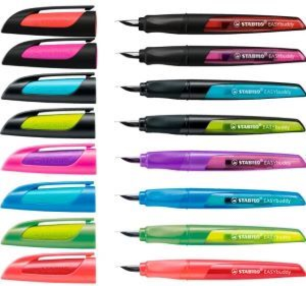 Stabilo® Schulfüller EASYbuddy für Rechts- und Linkshänder verschiedene Farben